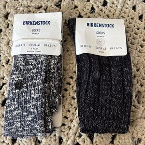 Women's Birkenstock Socks 2 Pair. NWT